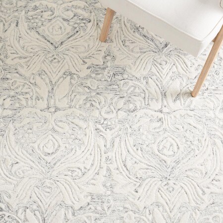 Safavieh 6 x 6 ft. Metro Contemporary Square Area Rug Grey & Ivory MET850F-6SQ